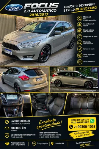 Ford Focus 2.0 16v/se/se Plus Flex 5P Aut. 2017