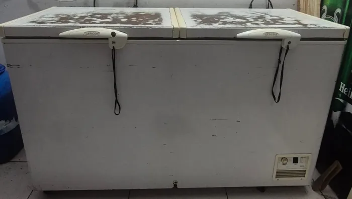 Freezer horizontal duas portas Fricon. 220v