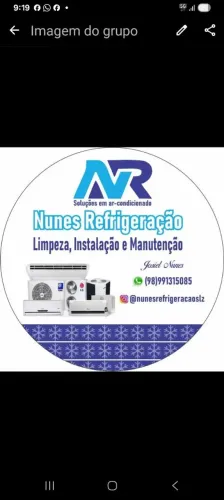 Nunes Refrigeração limpeza instalação e manutenção de ar-condicionado *85