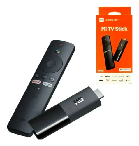 Xiaomi Mi Tv Stick 8gb Controle Por Voz Televisão Preto De Voz