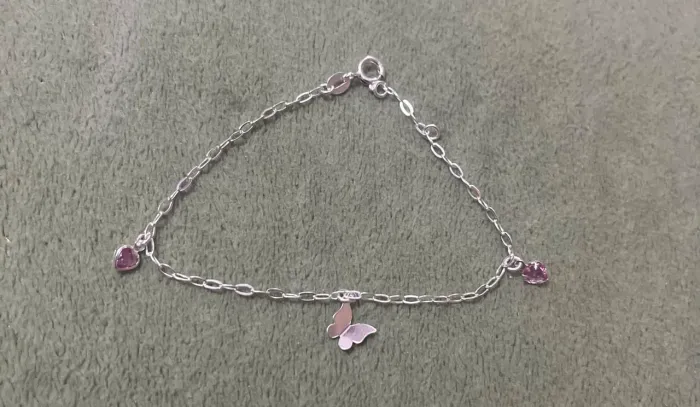 PULSEIRA PRATA 925 COM CERTIFICADO DE GARANTIA