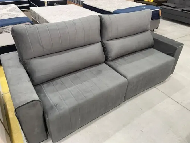 SOFÁ RETRÁTIL E RECLINÁVEL GIGANTE (OFERTA PRA SAIR)