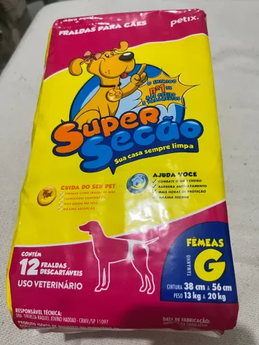 Fralda descartável PET 