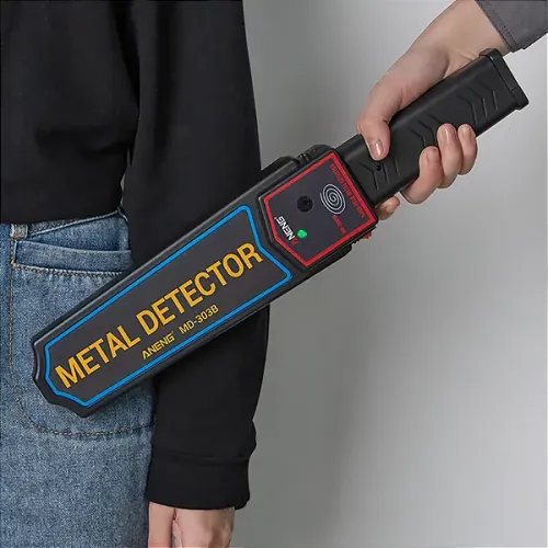 Super Detector De Metal Matais Manual Portátil Leve E Prático