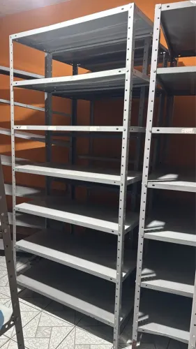 Estante de aço 6 prateleiras 40cm profundidade