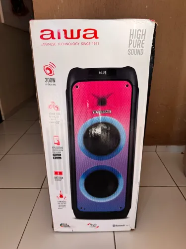 Caixa aiwa partybox 300W