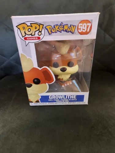 FUNKO POP POKEMON GROWLITHE NA CAIXA!!