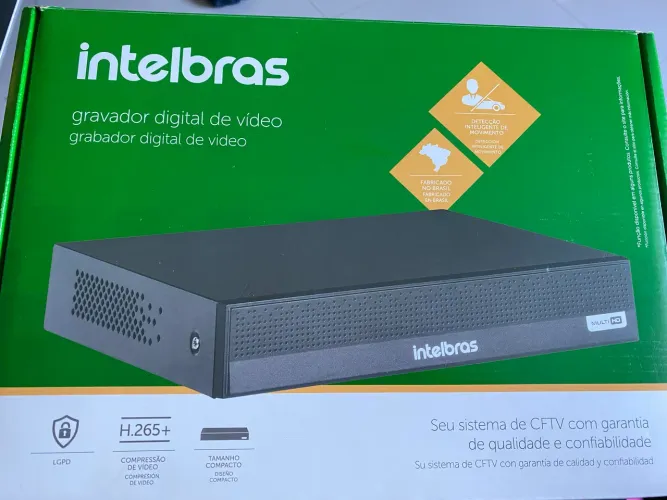Gravador Digital de Vídeo Intelbras MHDX 1008 C - Série 1000