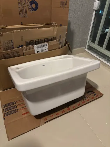 Tanque Celite 20litros branco novo