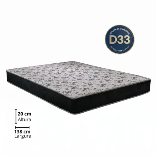 Colchão de Espuma D33 Casal **NOVO**