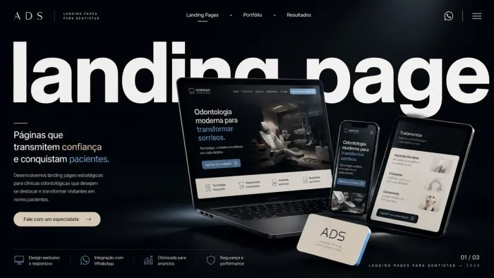 Landing Page Profissional para Dentistas | ADS