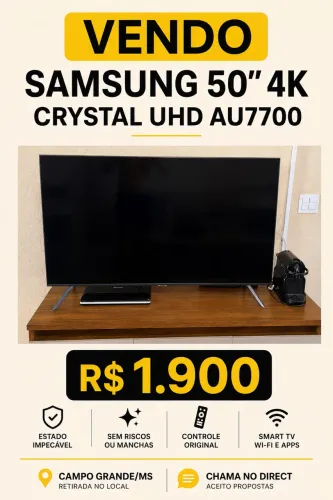 Vendo televisão 4k