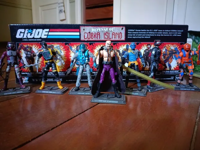 Pack gi joe hasbro defense of cobra island