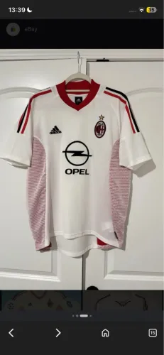 camisa do milan original, temporada 2003/04