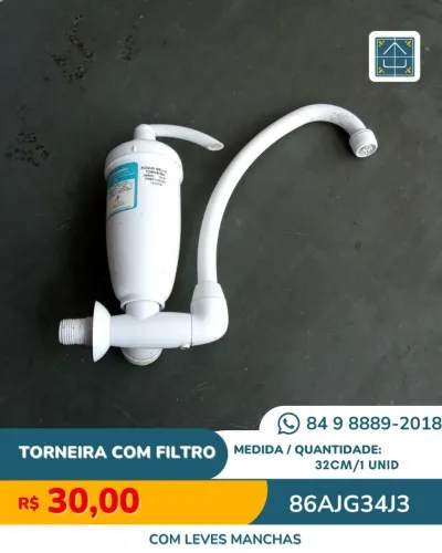 TORNEIRA COM FILTRO