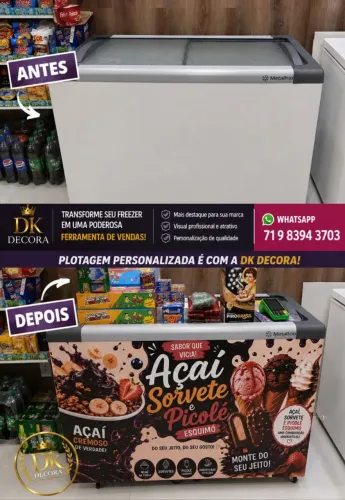 Freezer Plotagem