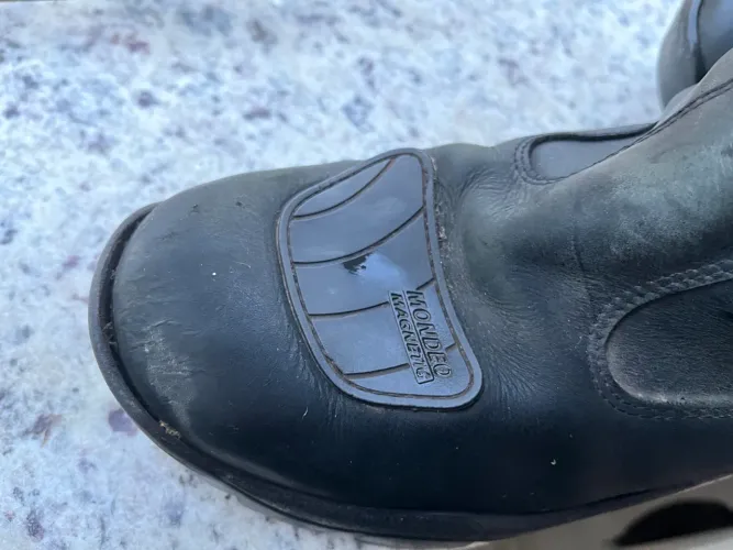 Bota pra chuva, moto 