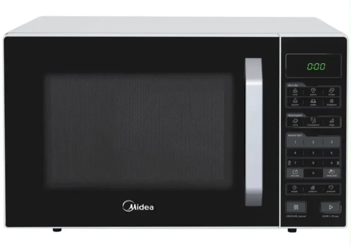 Micro-ondas Midea 27L  (Branco e Preto) 127v - Em ótimo estado 