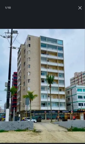 Aluga Kitao Pe na Areia Guilhermina Praia Grande