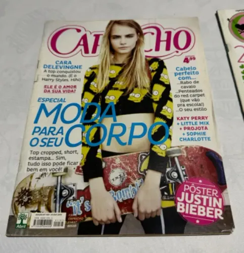 Revista Moda Capricho Cara Delevingne