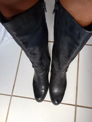 Bota de couro 