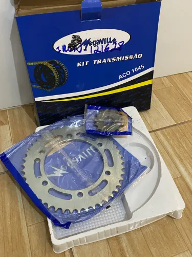 Kit Relação Transmissão Tração Fazer 250 2008 até 2026
