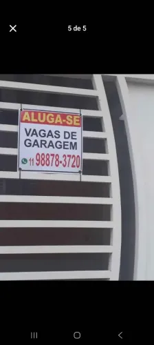 Aluga se Vagas de Garagem Cobertas e descobertas Individuais