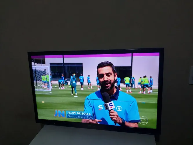 Tv sony com manchas na tela
