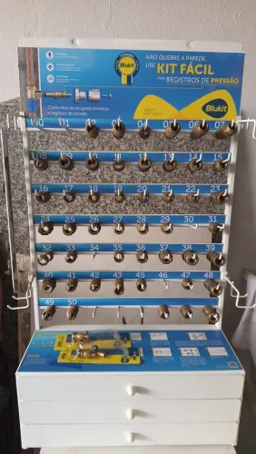 Kit de registro de pressão novo.