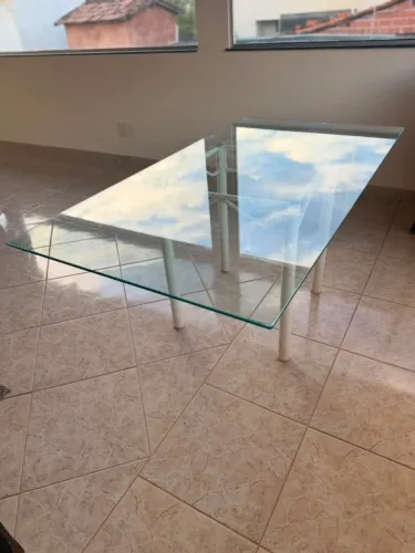 Mesa de Jantar 06 lugares de Vidro