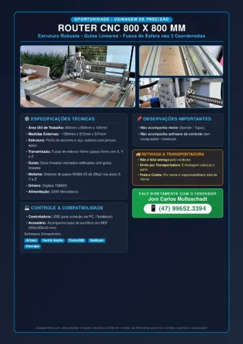 Oportunidade - Router CNC