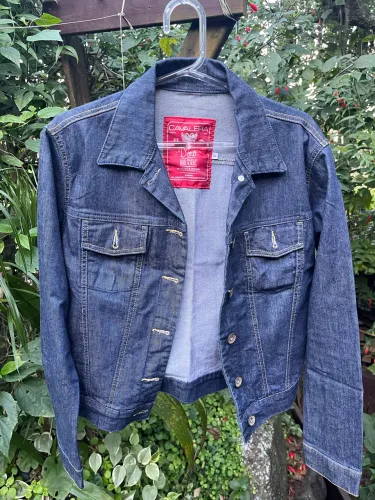 Jaqueta Jeans Cavalera Original Linha D'oro - Tam G