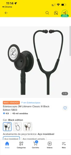 Estetoscópio 3M Littmann