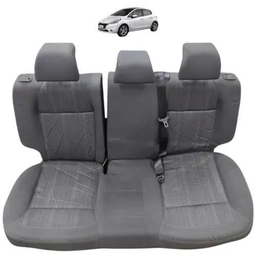 Banco encosto tecido traseiro Peugeot 208 2014 2015 2016 17