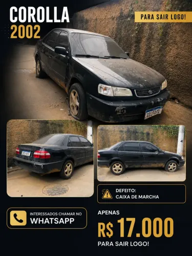 Toyota Corolla XEI 1.8/1.8 Flex 16V Aut. 2002