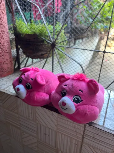 Pantufas Ursinhos Carinhosos Cacau Show - Tamanho 37