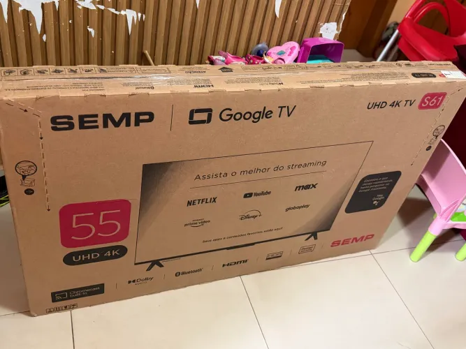 Tv smart 55 polegadas nova modelo 2026 ultra 4k