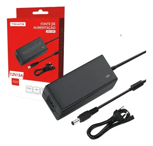 Carregador Fonte Monitor Tomate Mtv 1410 1022 1115 12v 3a