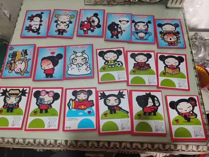 Cartas Promocionais Pucca Temática Horóscopo e Destacáveis 26 unidades