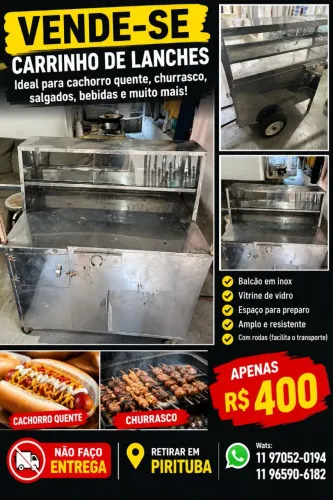 Carrinho de churrasco 