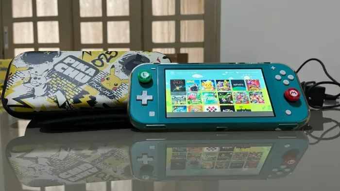 Nintendo Switch Lite Desbloqueado 256gb + Case + Jogos