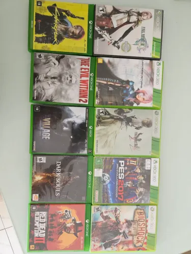 Combo 10 Jogos Xbox 360 e Xbox One Originais