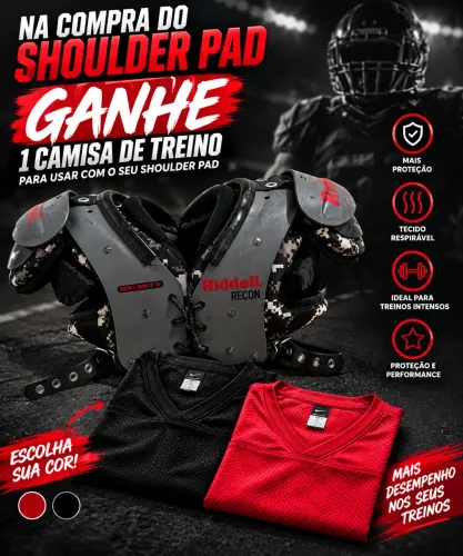 Shoulder Pad ou Colete de Proteção para futebol americano 