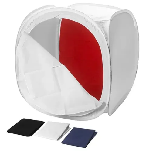 Estudio Fotográfico Tenda Difusora com 4 Fundos.
