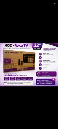 Tv smart nova na caixa