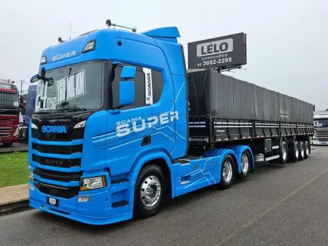Scania R460 Super 6x2 Ano 24 Baixo km + 4Eixo Graneleiro Estrada ano 24 0km 14x1.80 c/pneu
