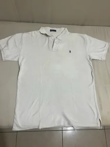 Camisa Polo branco ralph Lauren tamanho M