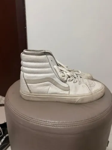 Vans Sk8-Hi White Leather