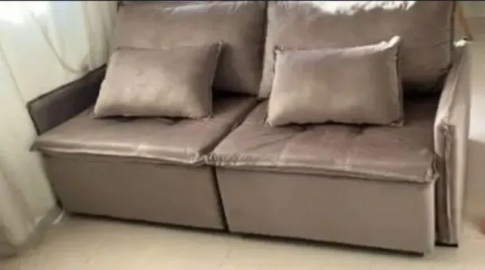 Sofá Cama 4 Lugares Sem Caixa