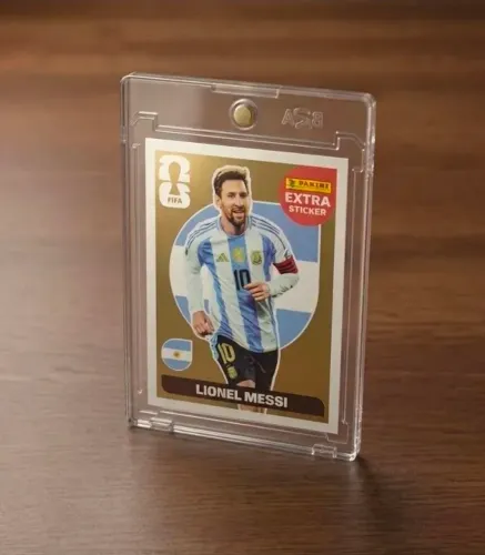 Figurinha legend Gold dourada Messi copa 2026